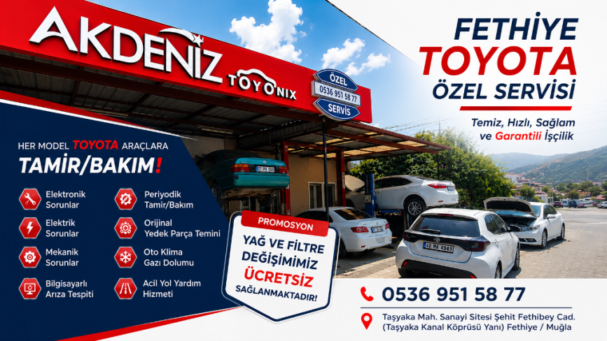 fethiye toyota özel servis