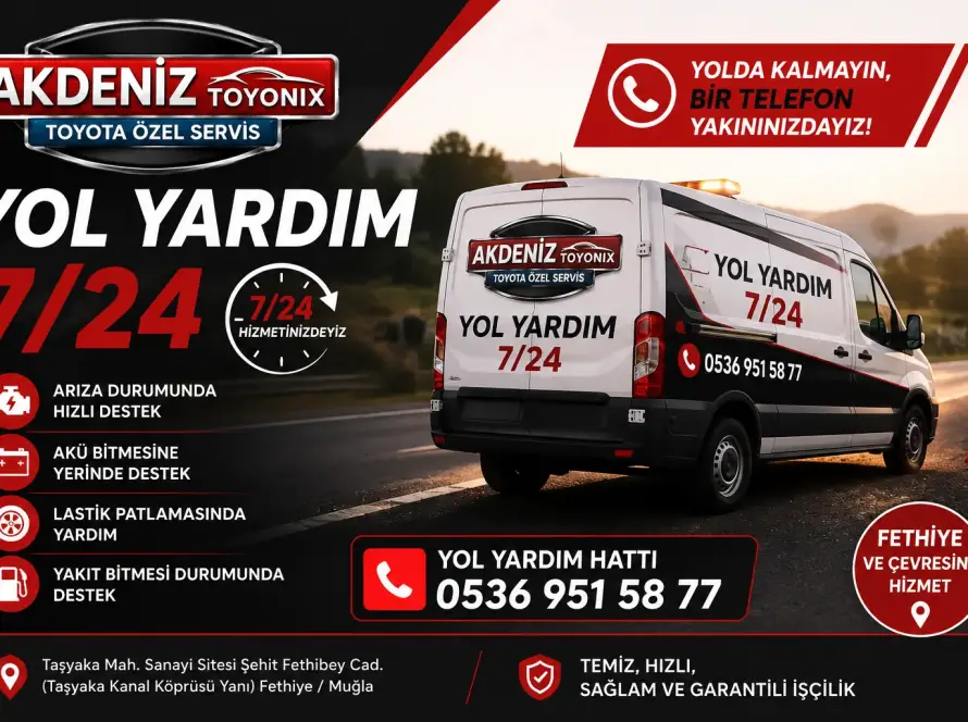 fethiye toyota yol yardım