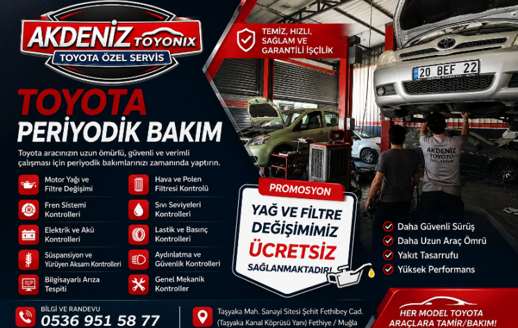 fethiye toyota özel servis