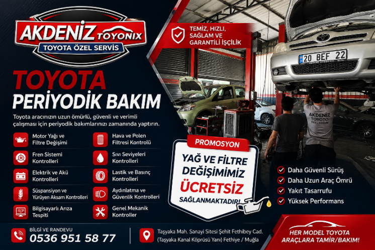 fethiye toyota özel servis