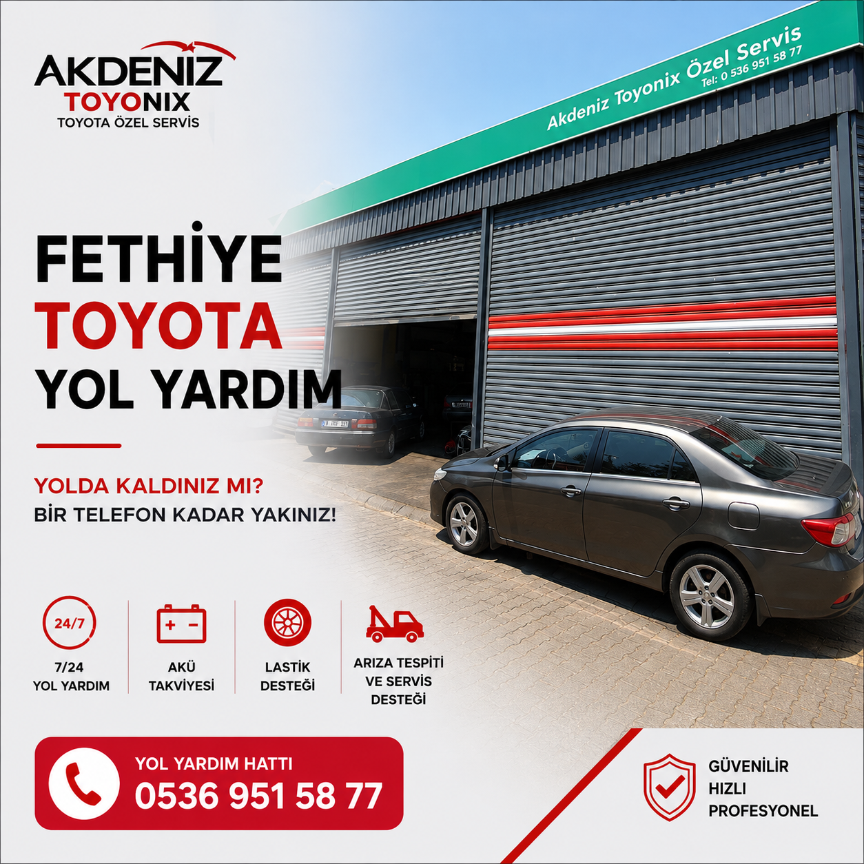 Fethiye Toyota Yol Yardım